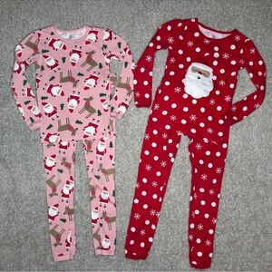 Set of Carter’s Santa Pajamas for Kids
